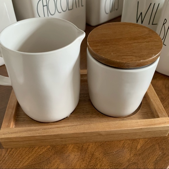 Rae Dunn sugar and creamer set SWEET & POUR - Picture 6 of 8